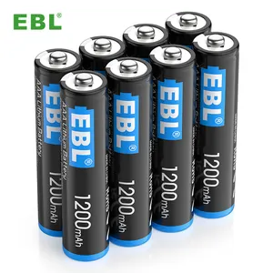 8 adet 1200mAH AAA pil lityum iyon alkalin pil 1.5v kuru lityum iyon batarya