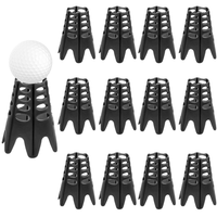 Lot de 20 tees de golf écologiques en plastique – 10 longs et 10 courts pour l'entraînement et la pratique en extérieur/intérieur