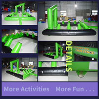 Jeu gonflable interactif de défi de qualité commerciale IPS Light Chase pour location événementielle et sport en plein air