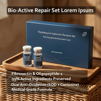 Sérum Réparateur de Barrière Cutanée en Poudre Lyophilisée de Fibronectine Fermentée Marque Blanche, Essence Visage Personnalisée OEM au Collagène et Peptides