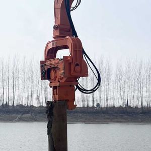 Martillo vibrador hidráulico de alta frecuencia KN250, martillo vibratorio montado en excavadora, máquina de apilado - Product Image 2