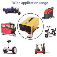 Certifié CE 1000W DC chargeur de chariot de golf de moto électrique pour 58V/15A 60V/25A 72V/20A batterie Li-ion plomb acide industrielle