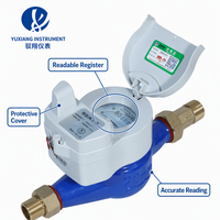 Compteur d'eau numérique intelligent prépayé à distance NB-IoT/4G/WiFi DN15 M-Bus LORAWAN IP68 OEM en cuivre/acier inoxydable