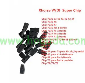 VVDI Pro Super Chip for ID46/40/43/4D/8C/8A/T3/47/41/42/45/ID46 XT27 자동차 키 트랜스 폰더 칩