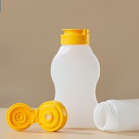 Fabricant de vinaigrette en plastique de qualité alimentaire 230ML FDA Ketchup au chili Bbq chaud Condiment Squeeze Sauce Mayonnaise Bouteille