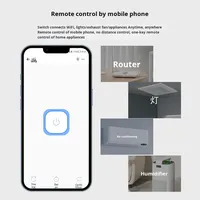 Smart Switch EWelink Wi-Fi Remote Kontrol Nirkabel Timer Kontrol Suara Kontrol Aplikasi AC 100-250V Bahan ABS+PC Penggunaan Dalam Ruangan