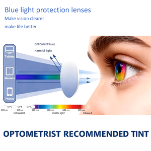 Custom Vintage Eyeglass Anti Blue Light <strong>Glasses</strong> Red Lenses Eliminate Eye Strain Night Use Blue Light Handmade Sunglasses - Product Image 3