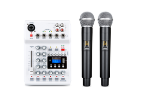 Máy Trộn Âm Thanh Kỹ Thuật Số Chuyên Nghiệp ACC NG04W, Máy Trộn Âm Thanh Dj Kỹ Thuật Số Mini, Âm Thanh Của Thiết Bị Thu Âm, Micrô Không Dây - Product Image 2