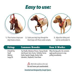 Yuppie Puppy Nylon Mesh Arnés para perros sin tirones, negro, M (14 "a 20" Tamaño del pecho) - Product Image 3