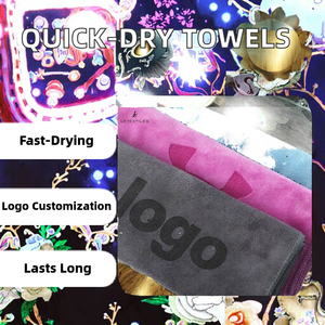 Toalla de Microfibra de Secado Rápido de 35*75cm con Logotipo Personalizado al por Mayor para Barbería y Salón de Belleza - Product Image 2