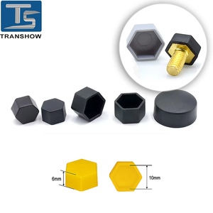 Capuchon de protection d'écrou à tête plate hexagonale M6M8 Couvercle décoratif en plastique étanche à la poussière anti-âge avec filetage M3 - Product Image 1