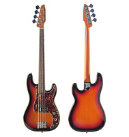 Guitare basse électrique vintage Sunburst