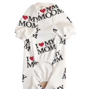 Pijamas para Perros con Diseño de <span class=keywords><strong>I</strong></span> <span class=keywords><strong>Love</strong></span> My Mom Dad, Ropa Transpirable para Mascotas de Todas las Temporadas, para Perros Pequeños y Medianos - Product Image 2