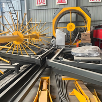 Ligne de traitement de cages en acier pour barres d'acier haute résistance, avec soudage automatique CNC robuste, compatible, état neuf