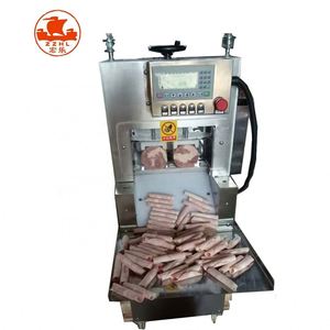 Cortadora de carne de acero inoxidable comercial automática para corte de rollo de carne congelada en México, Filipinas y Australia de alta potencia - Product Image 4