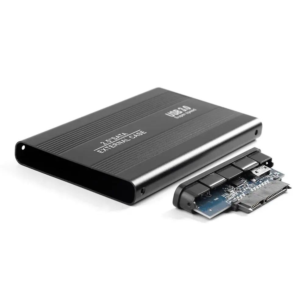 3TB USB 3.0 5Gbps sabit Disk harici muhafaza alüminyum alaşım 2.5 inç SATA HDD SSD dizüstü PC aksesuarları için mobil durumda
