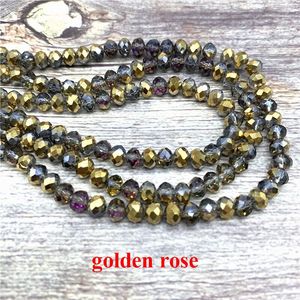 Grosir Kristal Transparan Warna-warni Kaca Rondelle Manik-manik Bersegi Aksesoris Perhiasan - Product Image 5