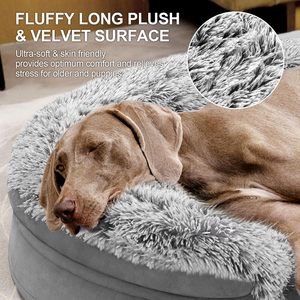 Fabrikant Groothandel Op Maat Nieuwe Geüpgradede <span class=keywords><strong>Extra</strong></span> Grote Hondensofa Luxe Bed Wasbaar Traagschuim Orthopedisch Honden- en Huisdierbed - Product Image 3