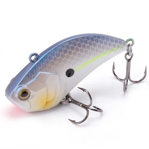 55mm 13g, <span class=keywords><strong>leurre</strong></span> de pêche d'<span class=keywords><strong>hiver</strong></span> wobbler coulant lent vib vmc crochet crankbait vibration appât - Product Image 1