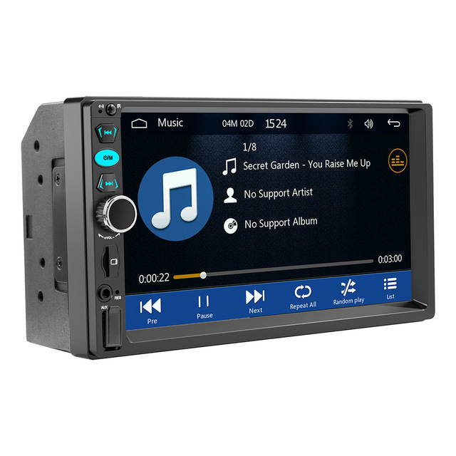 F730C 7inch Touch Screen 2 DIN Car Stereo Hade Unit Car Dvd Player with BT Auto Electronics Carplay Radio F730C