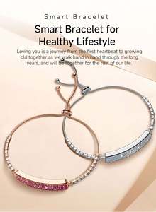 Bracelet intelligent B5 pour femmes, moniteur de fréquence cardiaque 24h/24, étanche en profondeur, contrôle à distance, suivi du sommeil, contrôle élégant via application, autonomie de 5 à 10 jours - Product Image 4