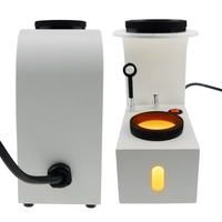 Polariscope de bureau avec plateau rotatif et boule d'interférence, polariscope à lumière intégrée pour l'inspection des pierres précieuses