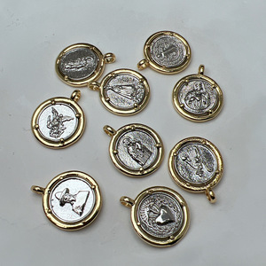 Colgante Transfronterizo de la Virgen de Guadalupe, Sagrado Corazón Europeo y Americano, para Collar, Pulsera, Colgante o Adorno DIY - Product Image 3