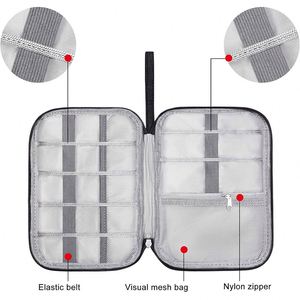 Sac de rangement pour appareils électroniques de voyage, sac de rangement portable pour câbles, étui pour accessoires électroniques - Product Image 3