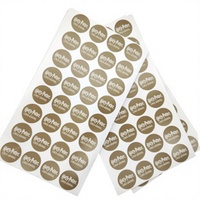 Etiquetas Adhesivas Redondas Personalizadas con Logotipo para Comida para Llevar - Etiquetas de Embalaje Impermeables con MOQ Bajo para Entrega de Alimentos y Restaurantes