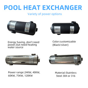 Bomba de Calor para <span class=keywords><strong>Piscina</strong></span> Huaxi con Carcasa de Acero Inoxidable, Ahorro de Energía para Piscinas Interiores y Exteriores - Product Image 3
