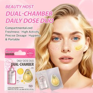 Private Label Daily Dose Duo Dual-Chamber Anti-Aging Vitamin C Face Serum Niacinamide Whitening Lightening Skin Moisture Serum - Product Image 2