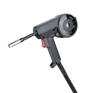 24V Motor tel besleyici alüminyum kullanımı standart makara tabancası 15AK MIG MAG