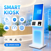Kiosques de paiement Android pour restaurants 21,5/27 pouces, écran tactile, borne de commande en libre-service, terminaux de paiement, stands de kiosque, machine de kiosque en libre-service