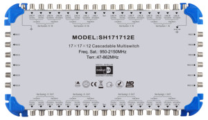 Multiswitch vệ tinh 17 trong 12 ra vệ tinh multiswitch vệ tinh <span class=keywords><strong>Splitter</strong></span> 17 trong 12out CATV multiswitch - Product Image 2