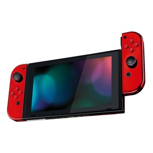 For Nintendo <b>Switch</b> Handle Cover, Custom <b>Chroming</b> Red Full Controller Shell Kit - Product Image 5