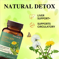 Capsules de pissenlit de qualité supérieure - Tonique nutritif pour l'immunité et la vitalité, riche en vitamines et minéraux, certifié GMP, approvisionnement en vrac