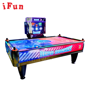 เครื่องเล่นเกมฮอกกี้อาร์เคดแบบหยอดเหรียญ สีน้ำเงินและสีแดง รุ่น Multi Ball <span class=keywords><strong>REBO</strong></span> สำหรับศูนย์เกมในร่ม - Product Image 1