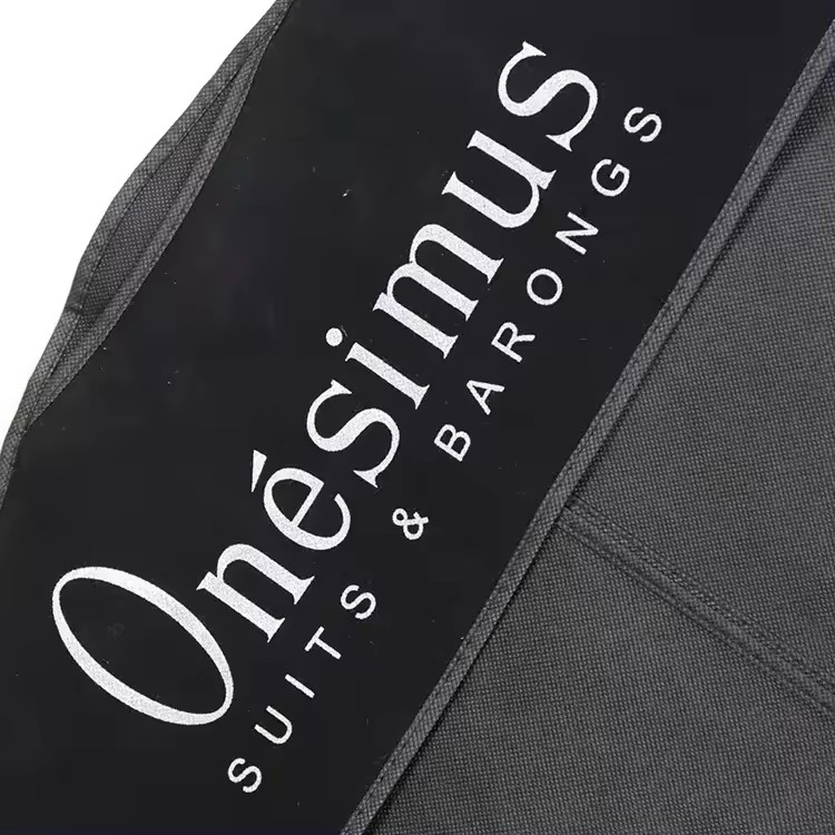 Custom convertible foldable travel premium clothing garment bags with plastic handle