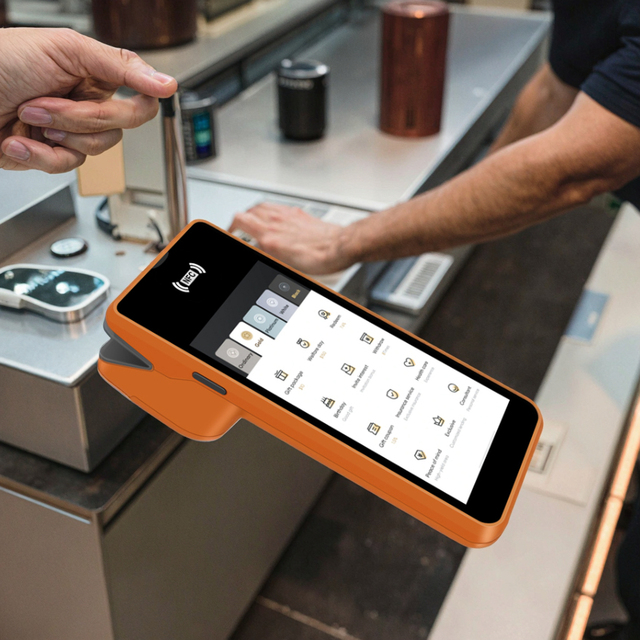 Handheld Mobile Pos Machine 5.5 Inch DDR4 32/64gb Terminal Pda Payment Restaurant Pos Systems for Retail Small Business Pos