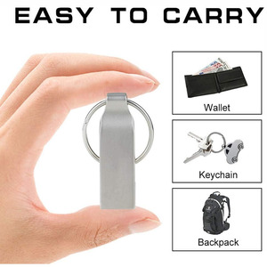 Bán Sỉ Vòng Chìa Khóa Tốc Độ Cao Cầm Tay 2.0 3.0 Ổ Đĩa Cle U Quà Tặng Thẻ Usb Kim Loại 1Gb 4Gb 32Gb 128G Ổ Usb <span class=keywords><strong>Flash</strong></span> - Product Image 6