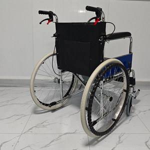 Silla de Ruedas Manual Ligera con Freno en U, Plegable, para Personas Mayores y con Discapacidad, Ayuda para la Movilidad - Product Image 1