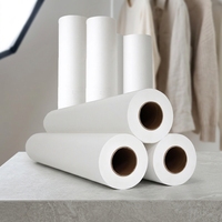 Rouleau de papier de sublimation à séchage rapide 95 g/m², adapté à l'impression DIY sur vêtements, effet de transfert stable, taille personnalisée pour la vente en gros