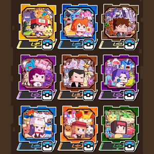 Premium Popular Produits <strong>Pokemoned</strong> Acrylic Puzzle Keychain Themed <strong>Card</strong> Charizard Statue Display Stand Blind Box Board Game - Product Image 3