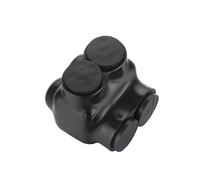 Connecteurs multi-prises isolés UL QMS-S250-2 à entrée simple face, connecteurs de câbles électriques noirs UL NON-UL