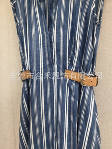 <span class=keywords><strong>Robe</strong></span> longue élégante Bettergirl French Niche Printemps-Été 2026 à rayures verticales fines et col chemise - Product Image 5