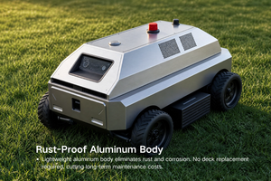 Tondeuse <span class=keywords><strong>robot</strong></span> professionnelle LAWNOVA ATRONEX, tondeuse à gazon industrielle robuste, navigation IA, système d'alimentation hybride - Product Image 5