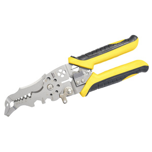 <span class=keywords><strong>Pince</strong></span> à dénuder multifonction professionnelle à bec courbé en acier 65Mn de qualité industrielle avec verrouillage pour la coupe de tuyaux en <span class=keywords><strong>PVC</strong></span> - Product Image 2