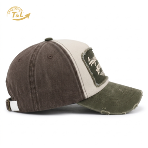 Gorras de Béisbol de 5 Paneles 100% Algodón, Precio de Fábrica 4U, Gorras Personalizadas con Logotipo Bordado en 3D, Gorra Deportiva para Hombre - Product Image 5