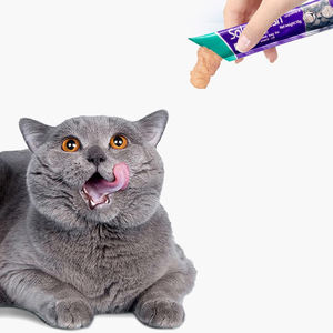 Mejor venta Premium salmón pollo atún húmedo gato tratar Snack 15g gato Snack trata cremoso gato trata - Product Image 3