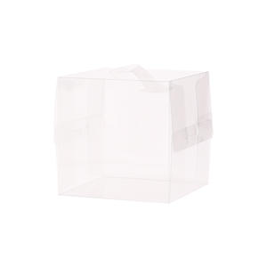 Récipient en plastique carré transparent Portable de 2 pouces pour le jardinage à la maison Transparent petite plante décor outil de stockage de graines outils de gâteau - Product Image 6